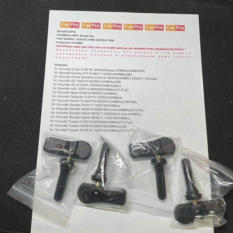 AA92-52933-C1100 Tire Pressure Sensor Automatic Registered For Ix25 Creta 2016 2017 2018