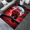 Office Carpet Red Owl Design for Sofa Protection Under Chairs