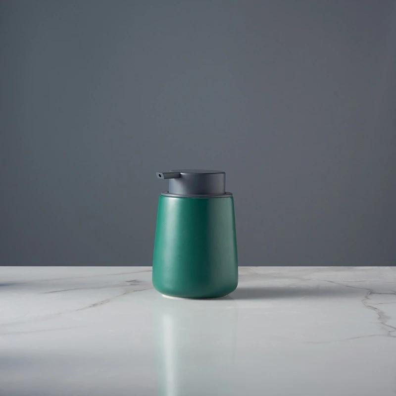 

New Simple Ceramic Foaming Bottle Push-type Nordic Style Foaming Hand Soap Dispenser Bottle Sanitizer Portable Liquid Sub-bottle