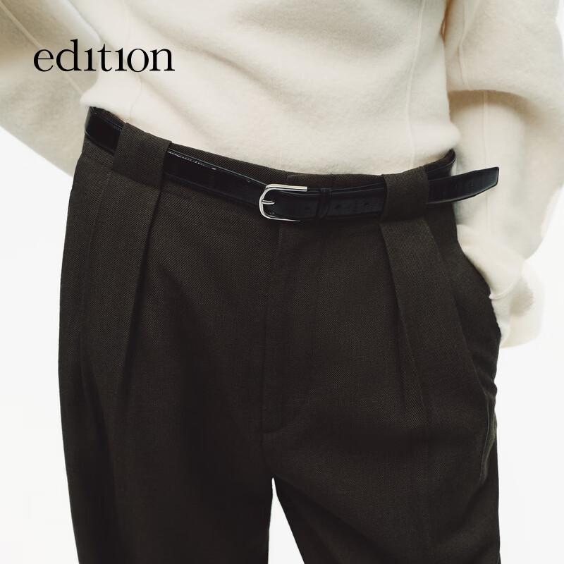 Edition Women's 2025 Winter Fine Wool Straight-Leg Commuter Trousers