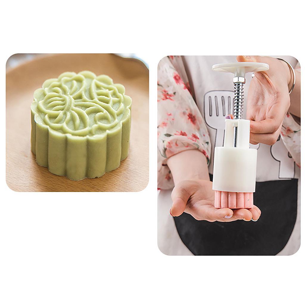 Buy Mooncake Press Molds,Mid Autumn Festival Mooncake Mold Set 50g ...