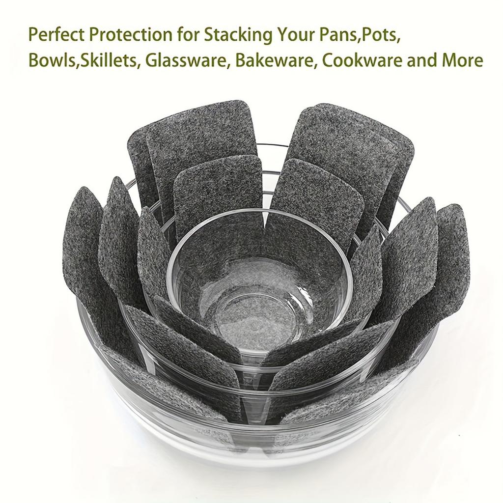Protective Pads For  Pots And Pans, Heat-resistant Separators To Prevent Scratches, 3 Separate Kitchen Tools