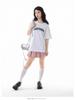 Niche Minimalist Retro Men's Cotton Letter Print T-Shirt - Summer Trendy Loose Fit