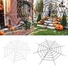 150/250cm Schwarz Weiß Spinnennetz Riesiges Dehnbares Spinnennetz Für Haus Bar Garten Spukhaus Horror Requisiten Halloween Party Dekoration