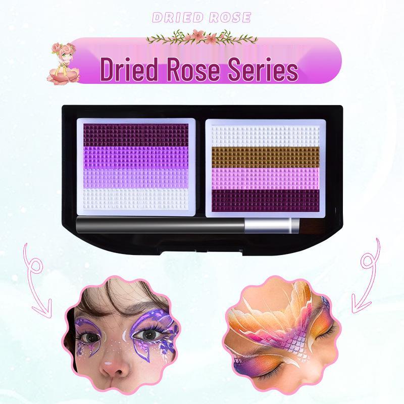 

3D Смываемый набор для рисования на лице для детей - Водорастворимые пигменты для фестивалей и комик-выставок