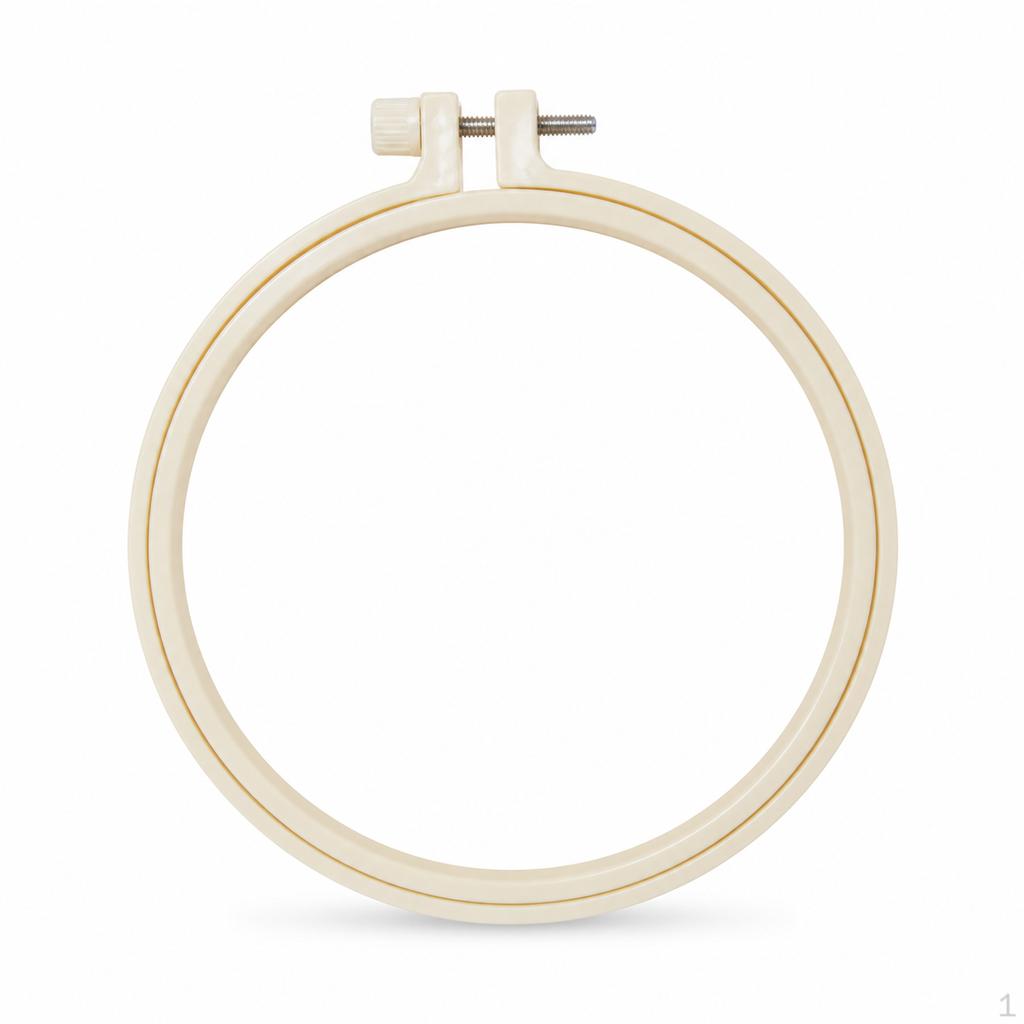 BambooLook Plastic Embroidery Hoop for DIY Craft and Cross Stitch 12.5 cm