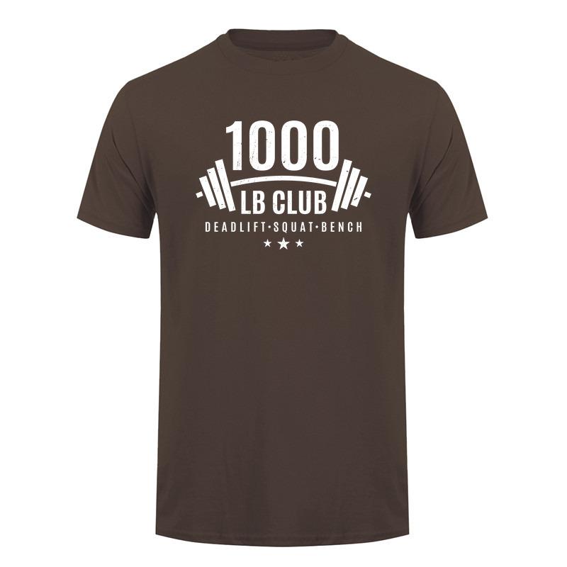 1000 Lb Club Deadlift Squat Bench Weightlifting T Shirt Bodybuilder Gym Fitness Tshirts Da537