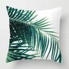 Nordic Fall Home Decor Autumn Throw Pillow Case Sofa Cushion Cover Modern Leaf Plant Green