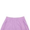 Skechers Color Block Logo Print Elastic Waist Midi Skirt Women skirts Lavender L420W145