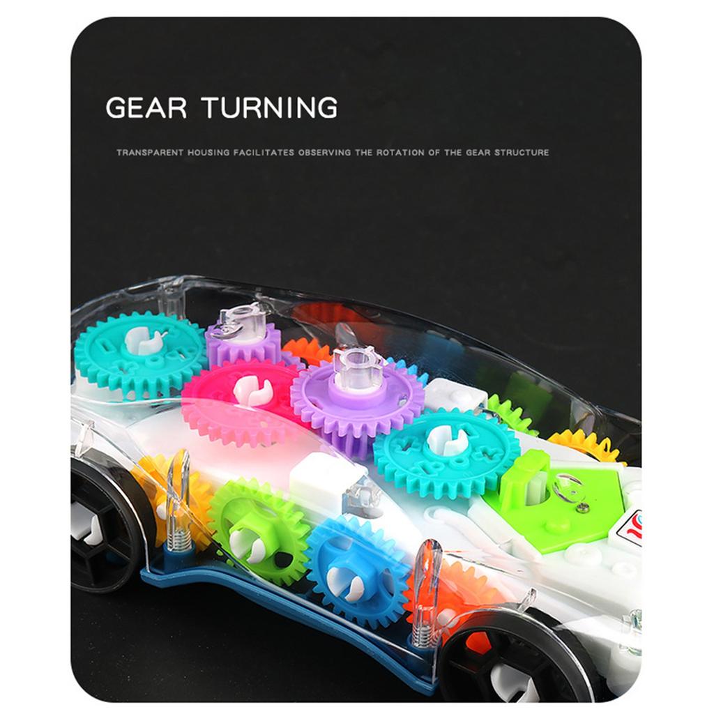 Transparent Gears Sports Car Toys Mechanical Car Toys Concept Racing Car Toys Gimbal Car Toys Electronic Car Toys Car Toys With Music And Lights