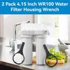 2 Pcs Water Filter Housing Wrench Works with 4" Filter Housing Compatible with W-ATTS WR-100 Water Filter Housing Wrench Fits for Water Pur