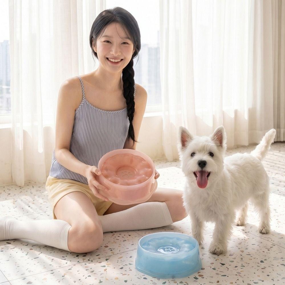 Plastic Pet Floating Water Bowl Large Capacity Pet Water Dispenser Cat Bowl for Cats and Dogs
