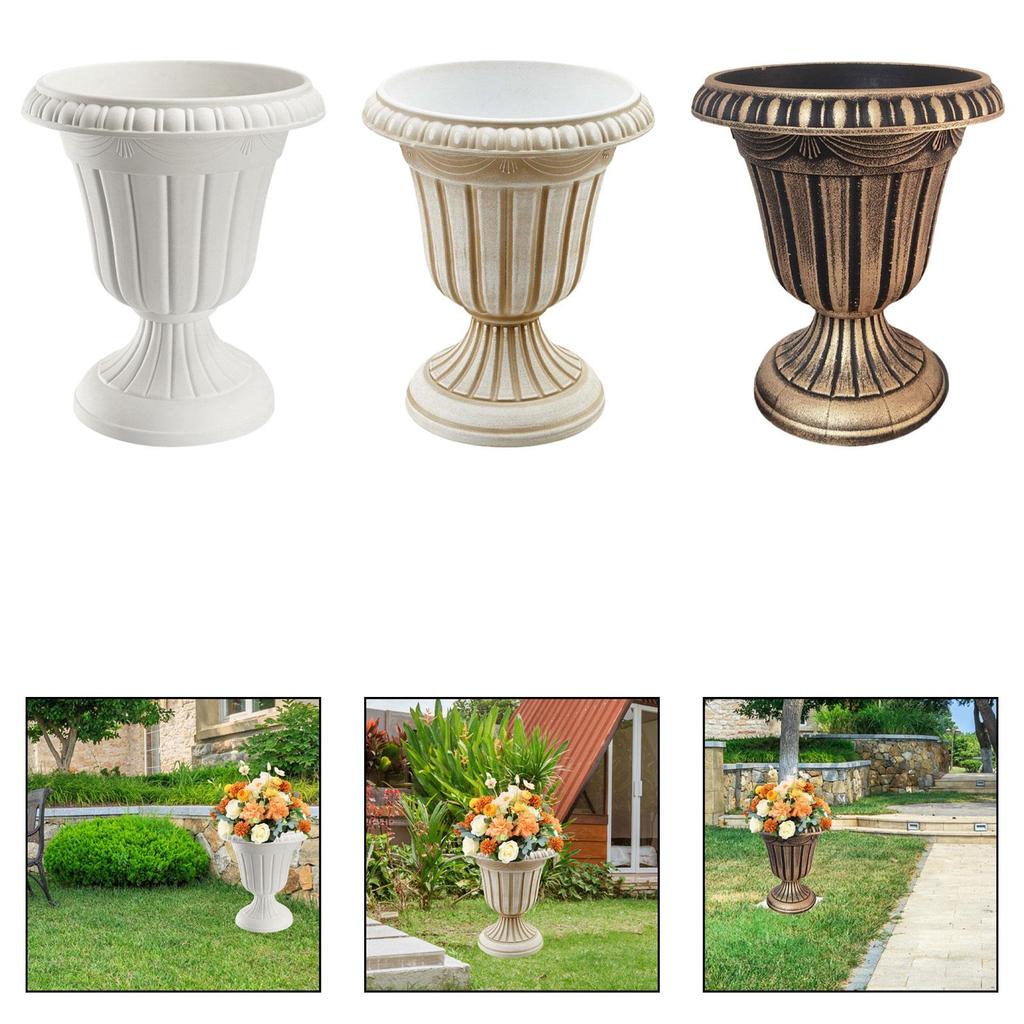 Large Plastic Flower Planter Balcony Pot for Luxury Decoration Home Ornaments Living Room Mantel Arrangement