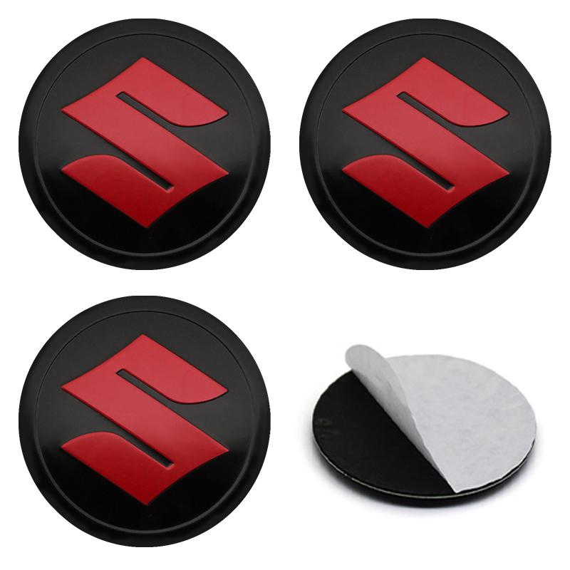 

4Pc 54mm 56mm 60mm S Logo Hub Caps Car Wheel Center Wheel Caps Stickers For Suzuki JIMNY Grand vitara Sx4 swift Alto Accessories For Suzuki