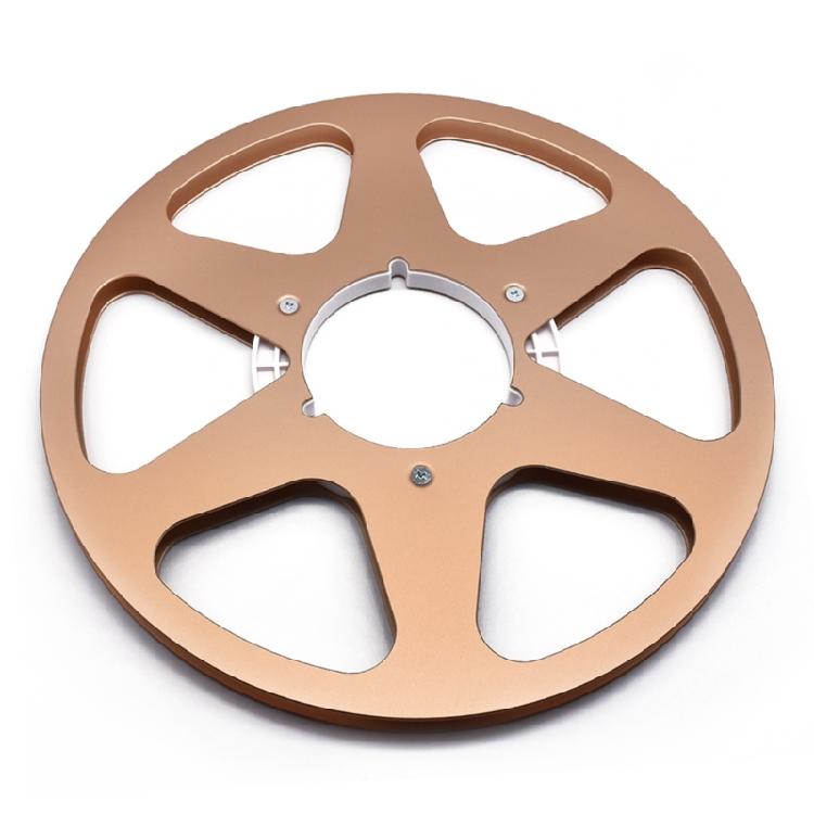 Aluminum 6 Hole Reel With 10.5Inch Empty Tape Nab Hub Disk For Studio Recording Equipment