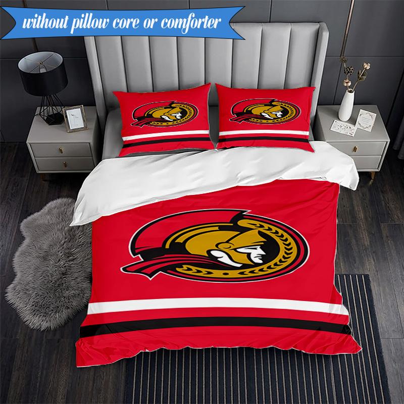 3PCS Senators Heritage Bedding Set,Including 1pc Duvet Cover And 2pcs Pillowcases Perfect for Bedroom, Dormitory, Fan Christmas gift