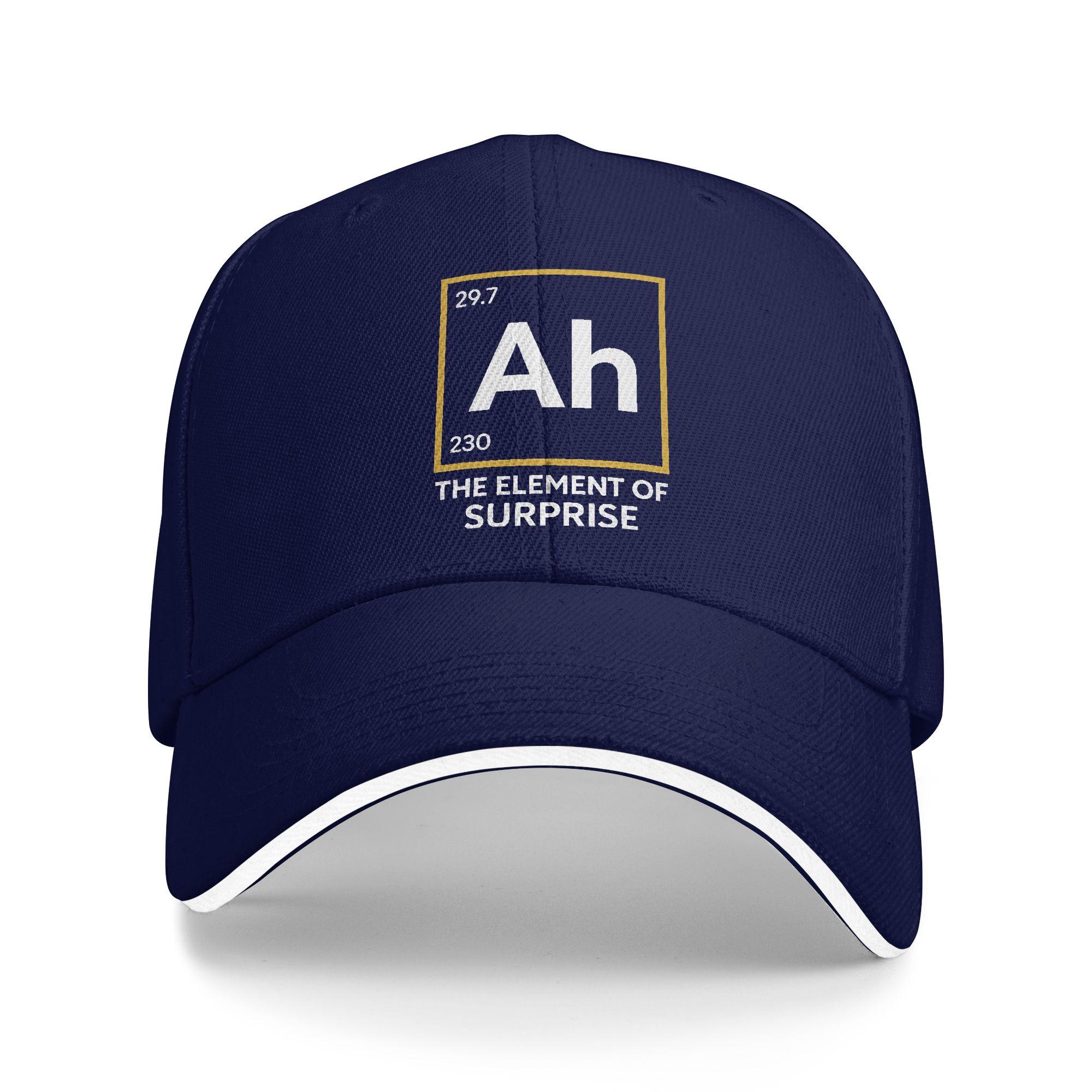 

Summer Project Hail Mary Ah The Element of Surprise Baseball Cap Running Hippie Classic Logo Sun Trucker Hat Men Baseball Caps As Picture темно-синього кольору