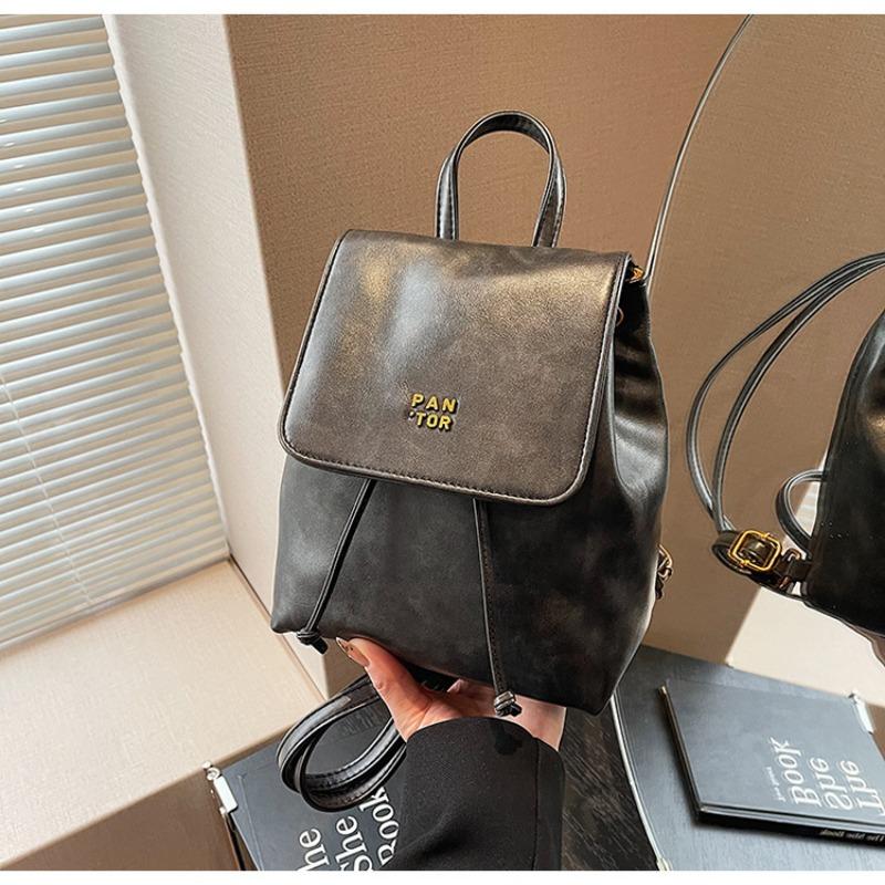Student class backpack women's winter new trendy fashion student bag high-end portable women's bag