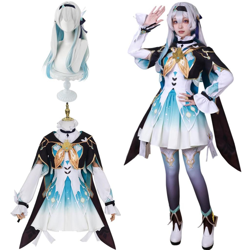 Firefly Cosplay Wig from Star Cosplay for Cultural and Stage Firefly Cosplay Firefly [Excellent Quality] Included, AR-26710, "Collapse Rail" Costume,