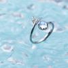 Mermaid Foam Cool Wind Super Fairy Opening Ring Mermaid Ji Fishtail Mermaid Tears Female Sen Is A Lady Gift