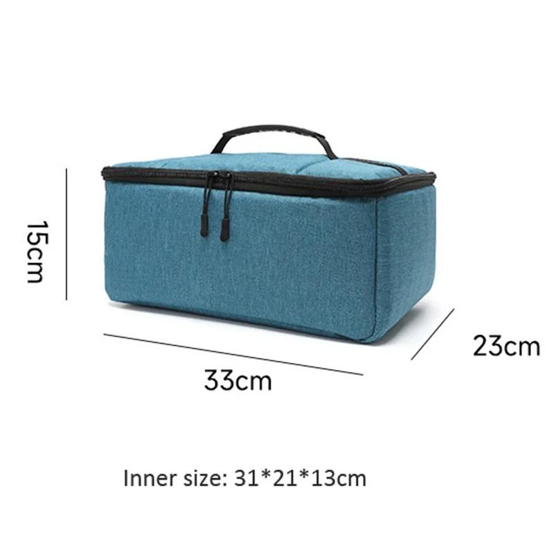 Waterproof Camera Bag Oxford Insert Photography Organizer Removable Partition Dividers Storage Case Fit Canon Nikon Sony Dslr
