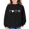 Kinder Langarm Lockerer Pullover Buchstabenaufdruck Rundhals Sweatshirt