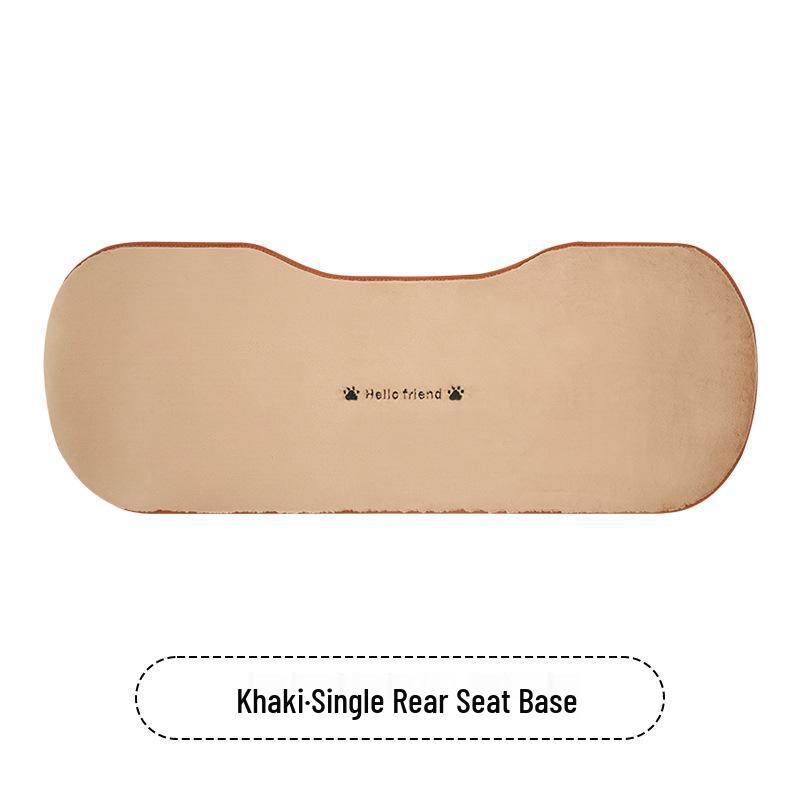 Cartoon Kitten Winter Plush Car Seat Cushion for Honda Civic, Haoying, XRV, Inspire, CRV