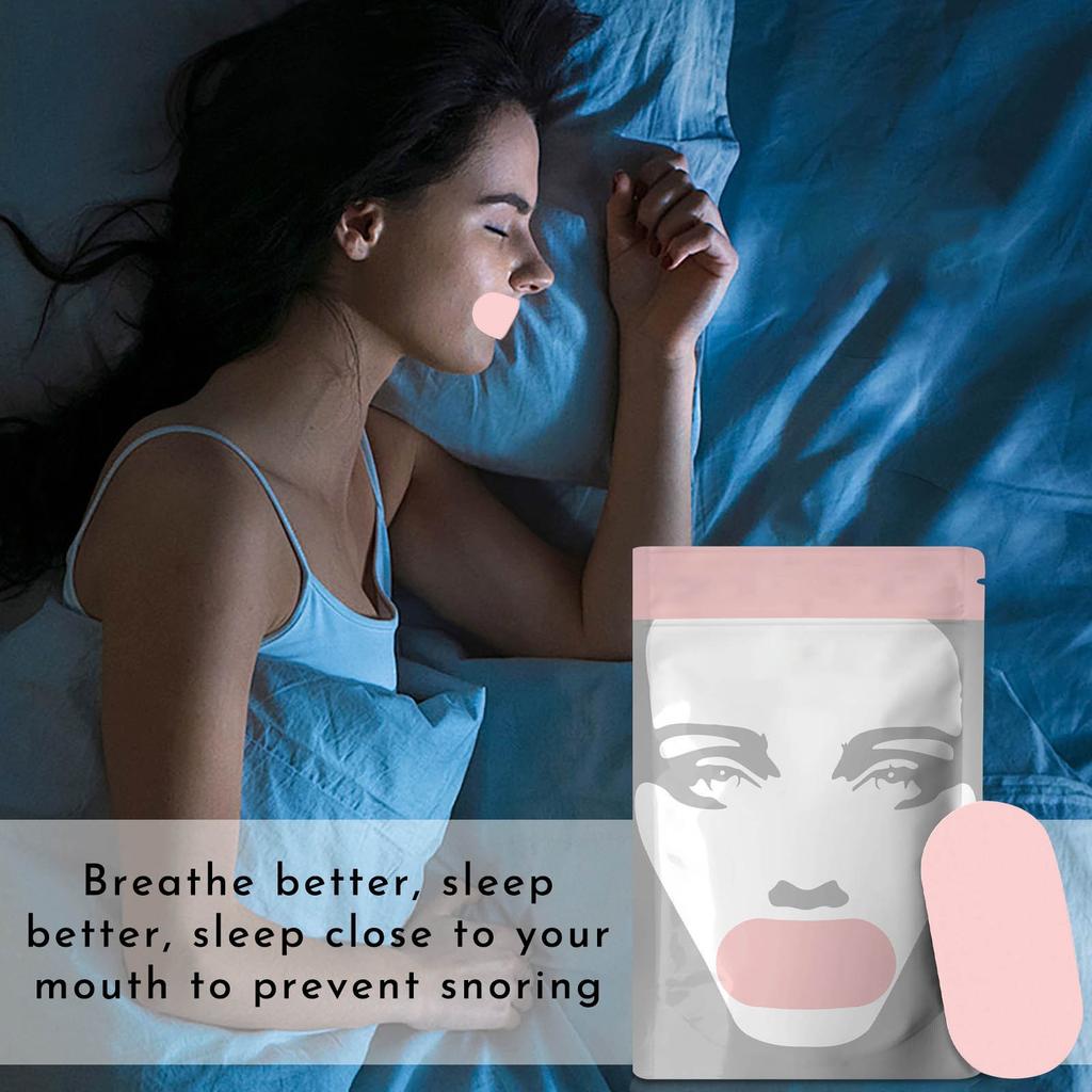 Einfach anzubringende Schlafstreifen – Atmungsaktive Schlafbänder mit angenehmem Klebstoff – 1 Packung (30 Bänder)