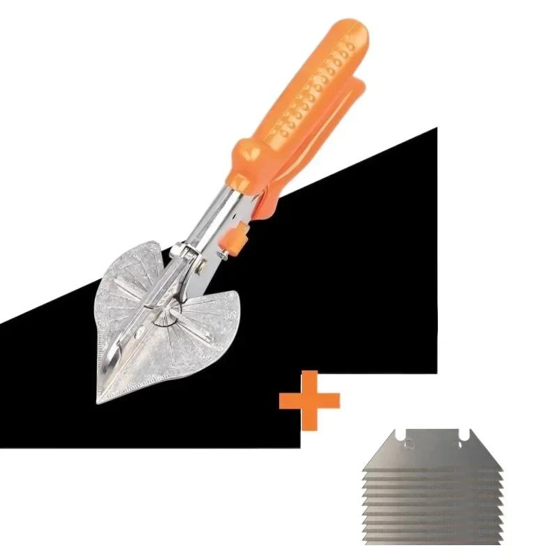Multi-Degree Diagonal Cutting Siding Wire Pipe Cutter Cutting Home Decor Plumbing Tools 45-135 Degree PVC PE Hose Scissors