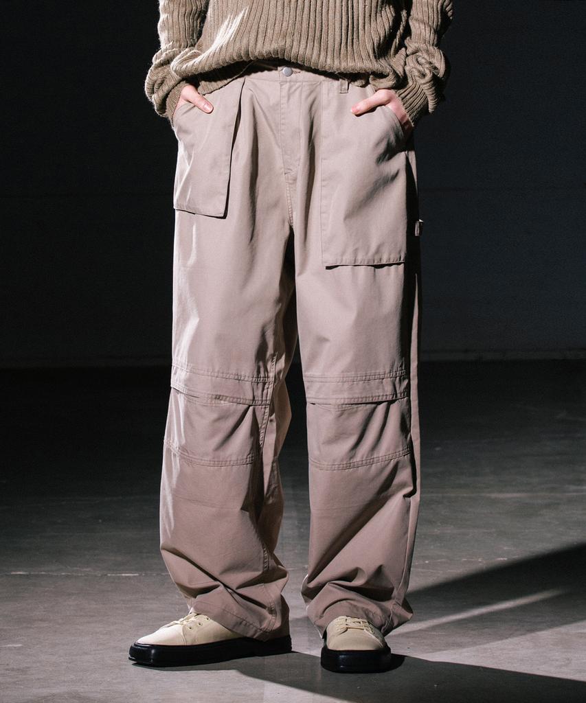 BIG UNION Unbalance Fatigue Pants/Beige