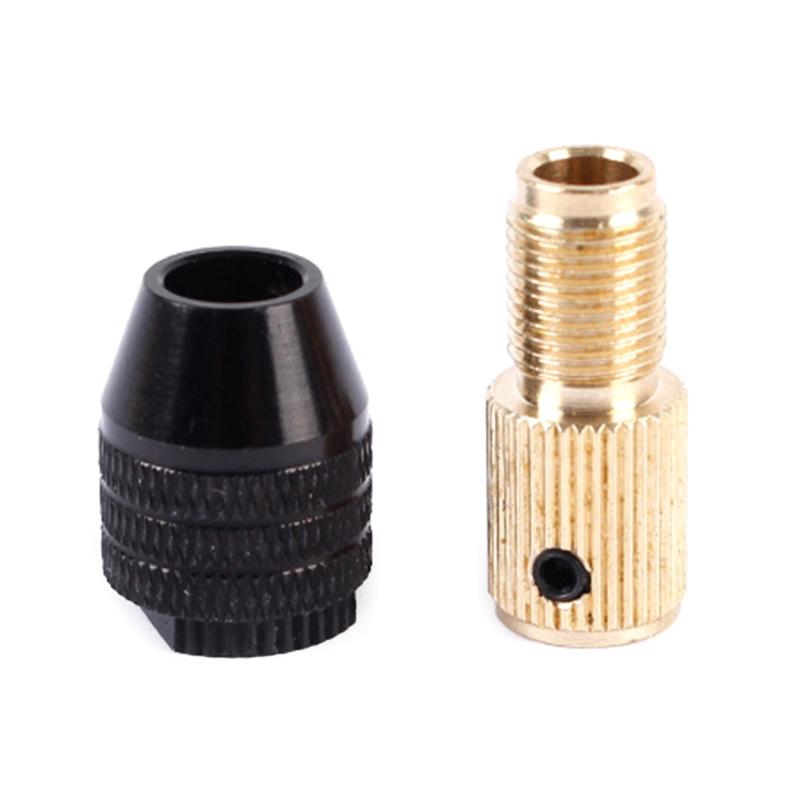 Electric Shaft Mini Chuck Shaft Hole Diameter 3.17mm Micro Chuck Fix Device Tool with Hexagonal Wrench
