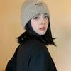 LOOKING4U On the Moment Vintage Label Beanie IVORY