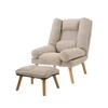 Lazy Single Small Sofa - Reclining Chair for Small Families, Balcony & Bedroom, Foldable Nordic Style, Modern Simple Seating