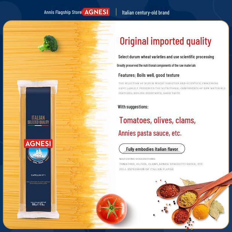 Annessi Quick Cook Angel Hair Pasta