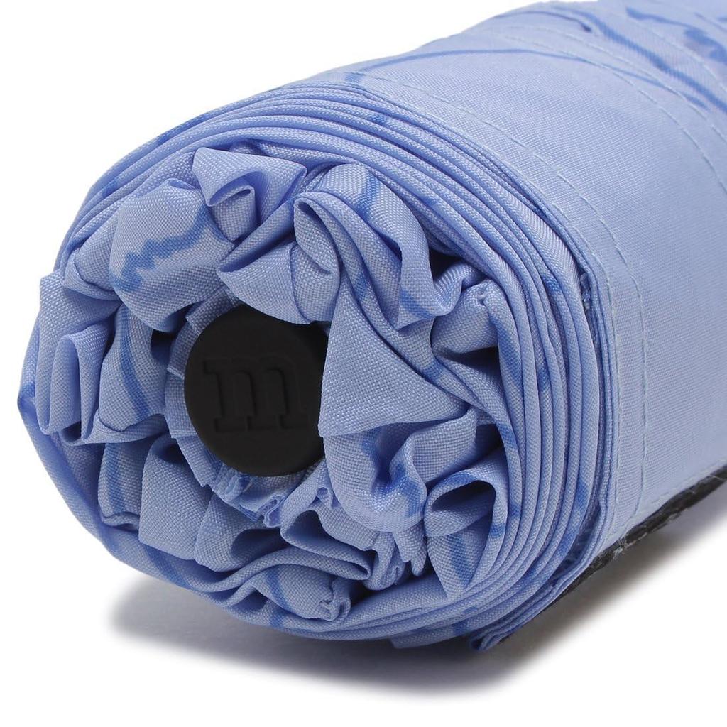 Marimekko Unikko Mini Manueller Faltbarer Floraler 93949 500 Schirm, Druck, Blau, Damen, [Artikel]