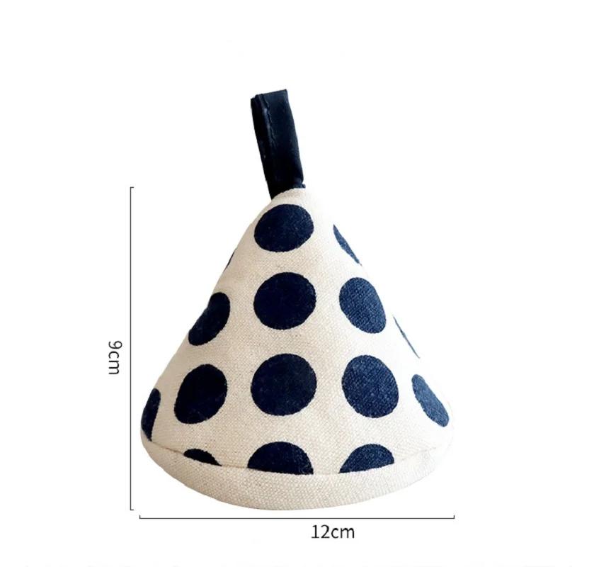 New Triangle Pot Handle Cap Durable Kitchen Tool Non-slip Heat Insulation Glove High Temperature Resistance Cotton Oven Gloves