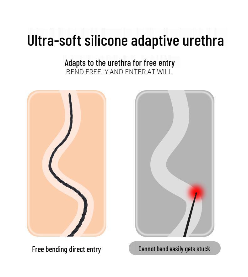 Magnetic Spiral Urethral Dilator & Vibrator for Adults