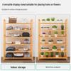 Wall-Mounted Bamboo Shoe Rack: Space-Saving, Dustproof, Multi-Layer Storage for Entryway