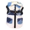 Pet Dog Clothes Chest Strap Leash Cotton Coat