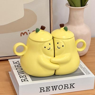 Niemals Trennen Umarmen Birne Paar Tasse Keramiktasse Mädchen Geburtstagsgeschenk Valentinstag Freundin Geschenkbox