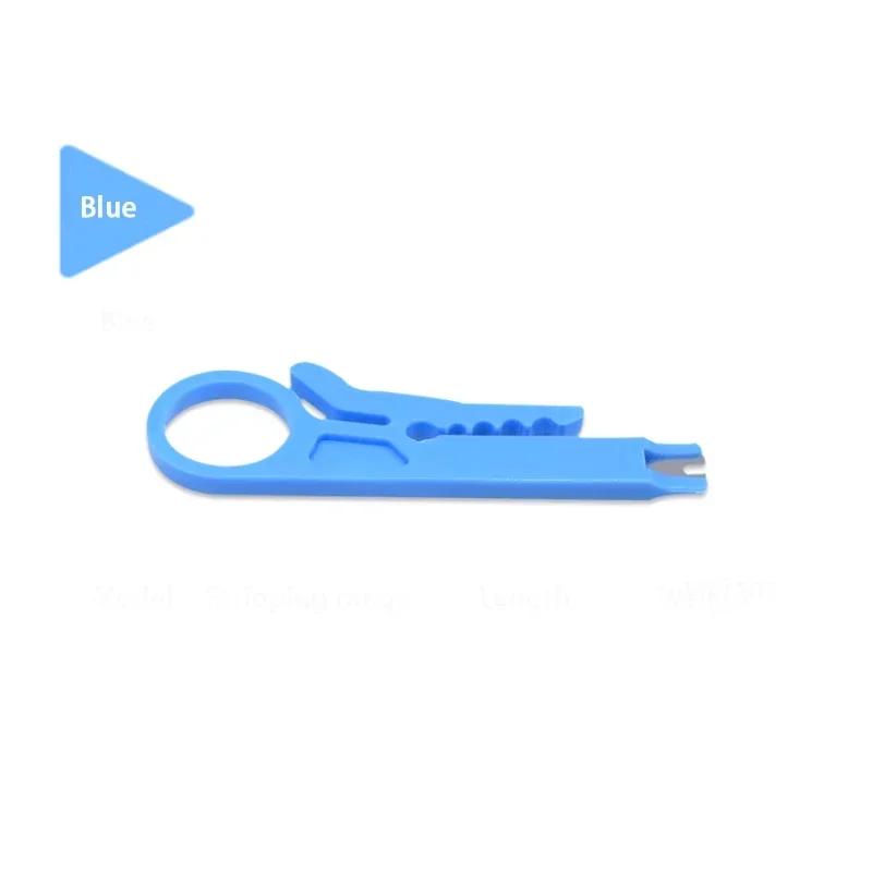 Wire stripper Portable Line Cleaning Cutter Roller Cable Cleaning Tool Multi-function Tool Pocket Multi-pipe Thread Cutter синий