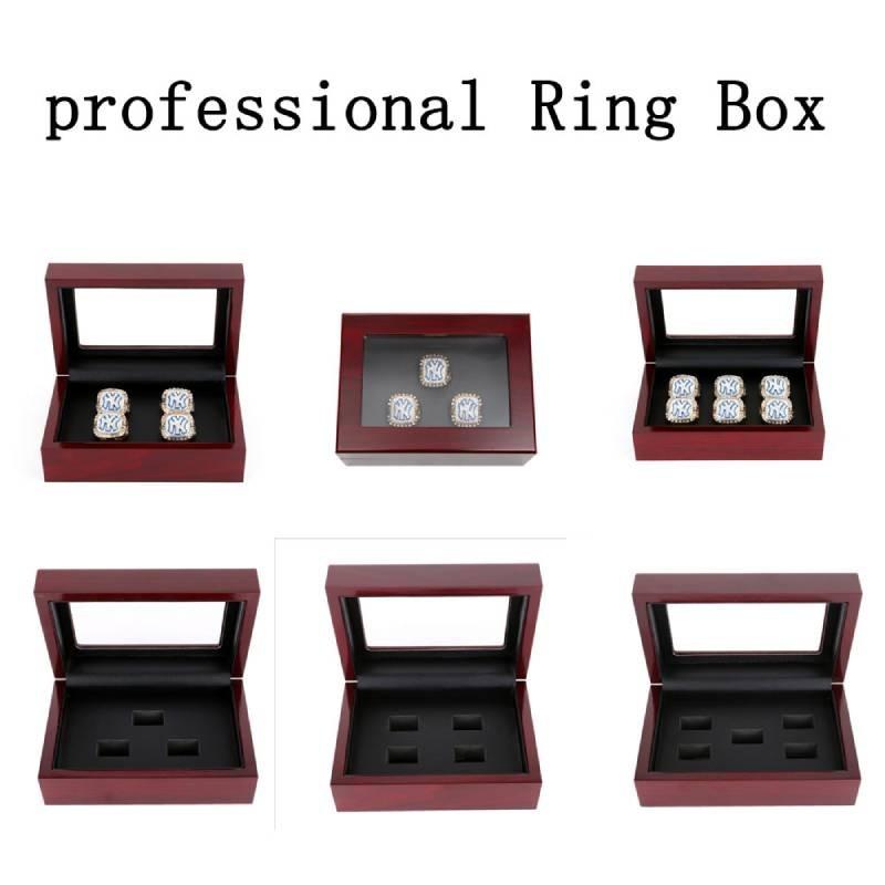 Casket Jewelry Fashion Simple Exquisite Girls Ring Jewelry Porous Mahogany Set