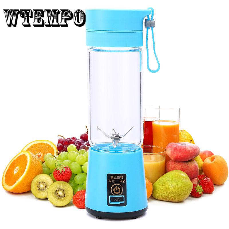 Brand Electric Fruit Juicer Mini Usb Rechargeable Portable Smoothie Maker Blender
