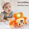 Rolling Voice-Controlled Monkey Doll: Crawling and Somersaulting Toy