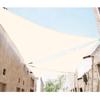 SUNNY GUARD Rain Shade 3x3x3m Ivory Sunshade Triangular Tarp Water Repellent Shade