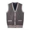 Gilet Cardigan a Maglia da Uomo Slim Fit - Strato Interno Caldo per Autunno/Inverno