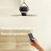 Portable Ceiling Fans Outdoor Camping Fan Tent Ventilator Cooler Rechargeable Electric Fan Remote Control LED Lighting
