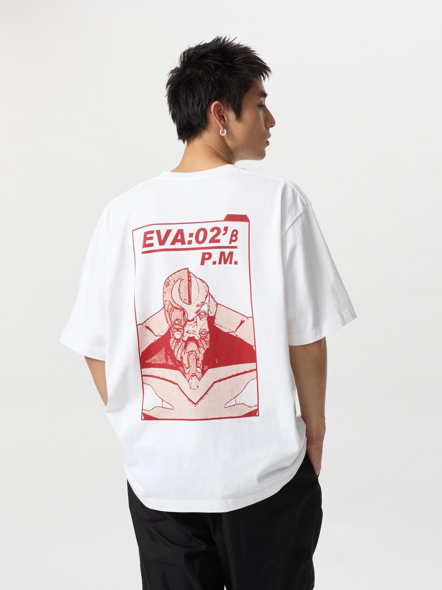 

Uniqlo Япония Sci Fi Аниме Ut Evangelion Relax 00 WHITE/XS