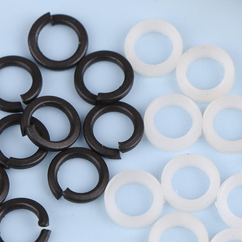 24 Adet/Set Gitarlar Akort Burgusu Makine Başlıkları Conta Rondelaları Akort Burgusu Ara Parçası Enstrüman Aksesuarları Elektrikli Gitar İçin