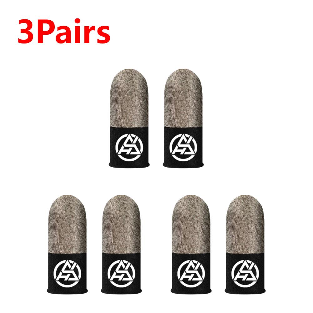 1-10 Pair Luminous Fingertips Sweat-Proof Game Finger Sleeve Finger Cots Cover Sensitive Mobile Touch Glove for PUBG Phone Games